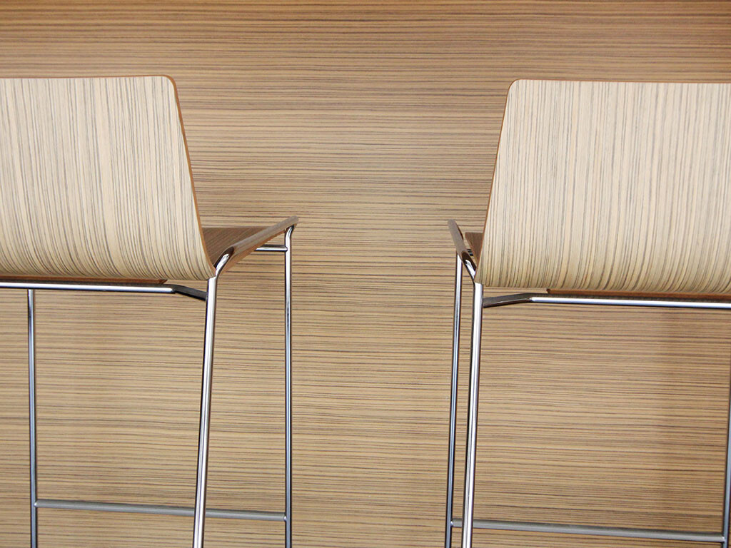 Two modern stools